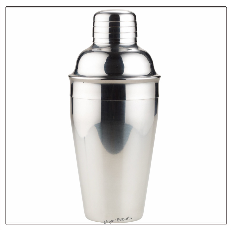 Stainless Steel Cocktail Shaker Metal Deluxe Cocktail Shaker for Home and Bar