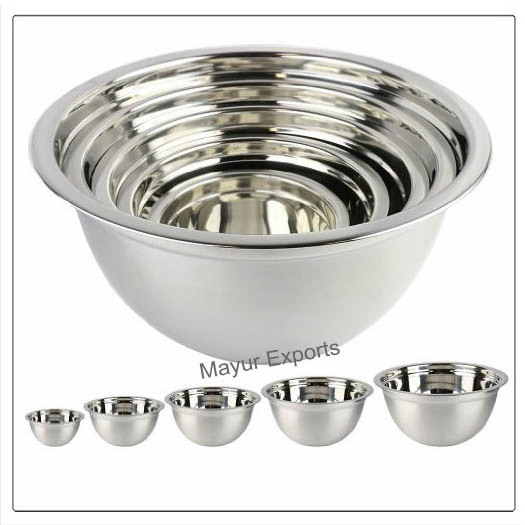 Stainless Steel Bowl Deep Mixing Bowl