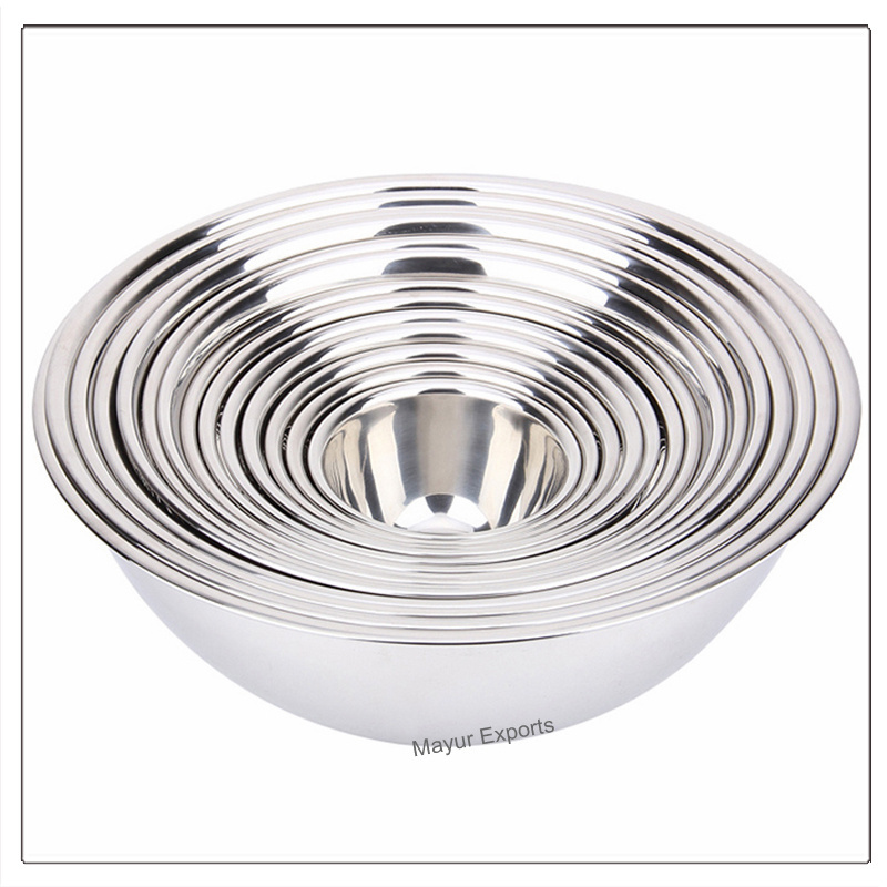 Stainless Steel Bowl Deep Mixing Bowl