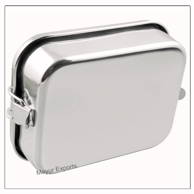 Stainless Steel Lunch box Metal Leak Proof Lunch Box - 500 ml