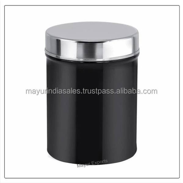 Stainless Steel Canister Kitchen Storage Jar with Lid