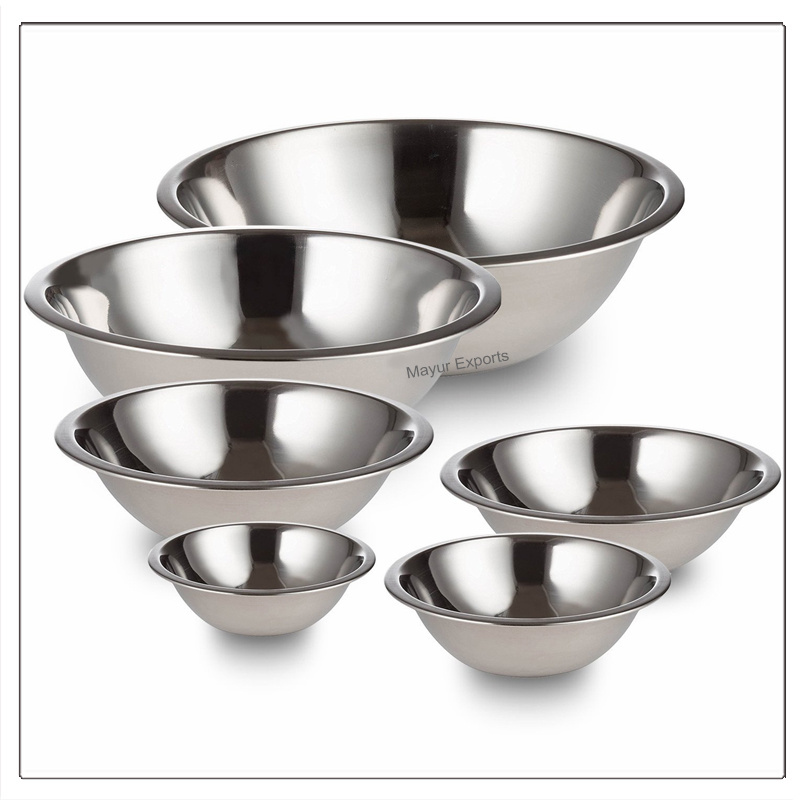 Stainless Steel Bowl Deep Mixing Bowl - 28 cm