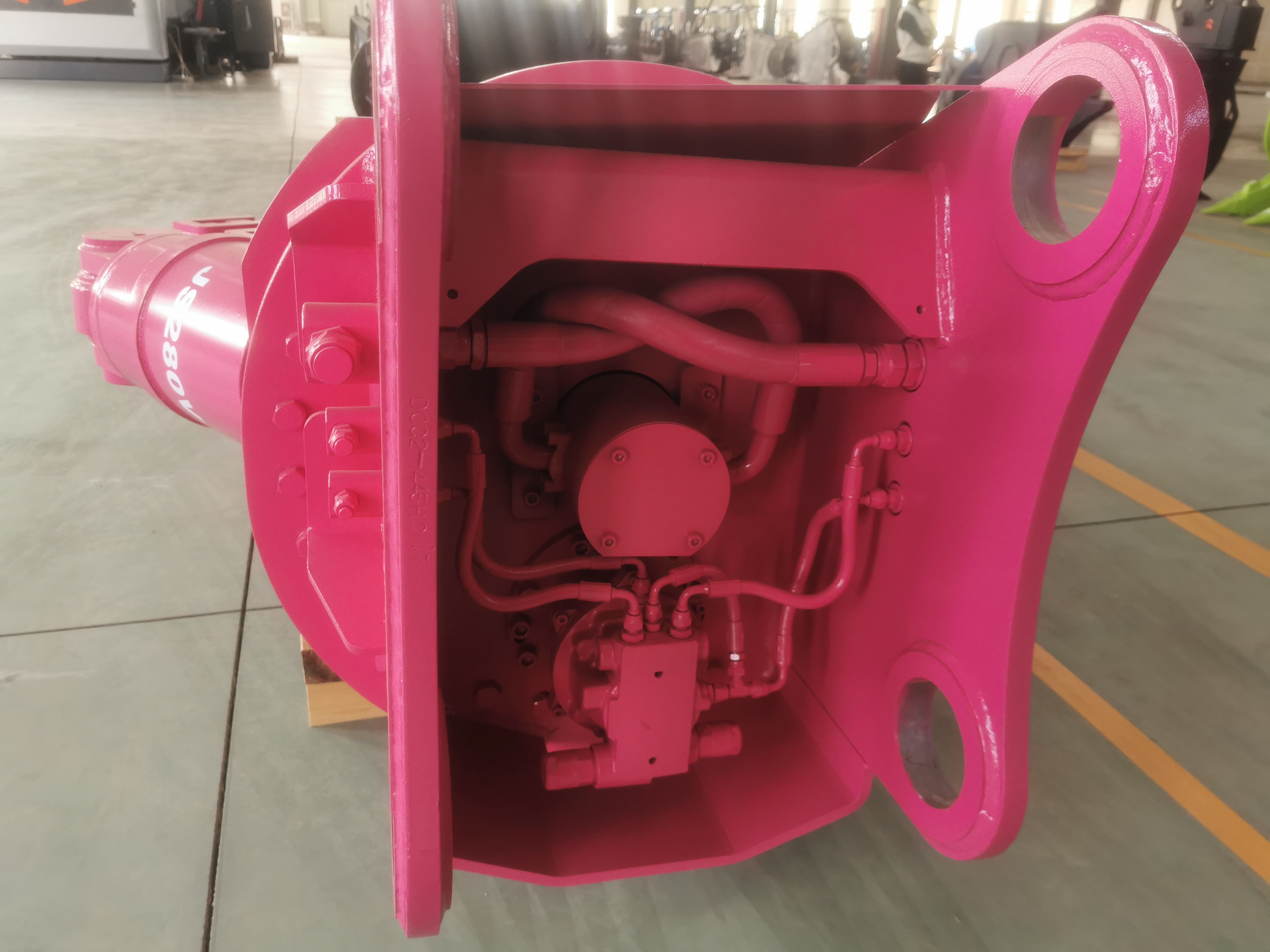 pink excavator hydraulic demolition shear mini 10 ton excavator shear