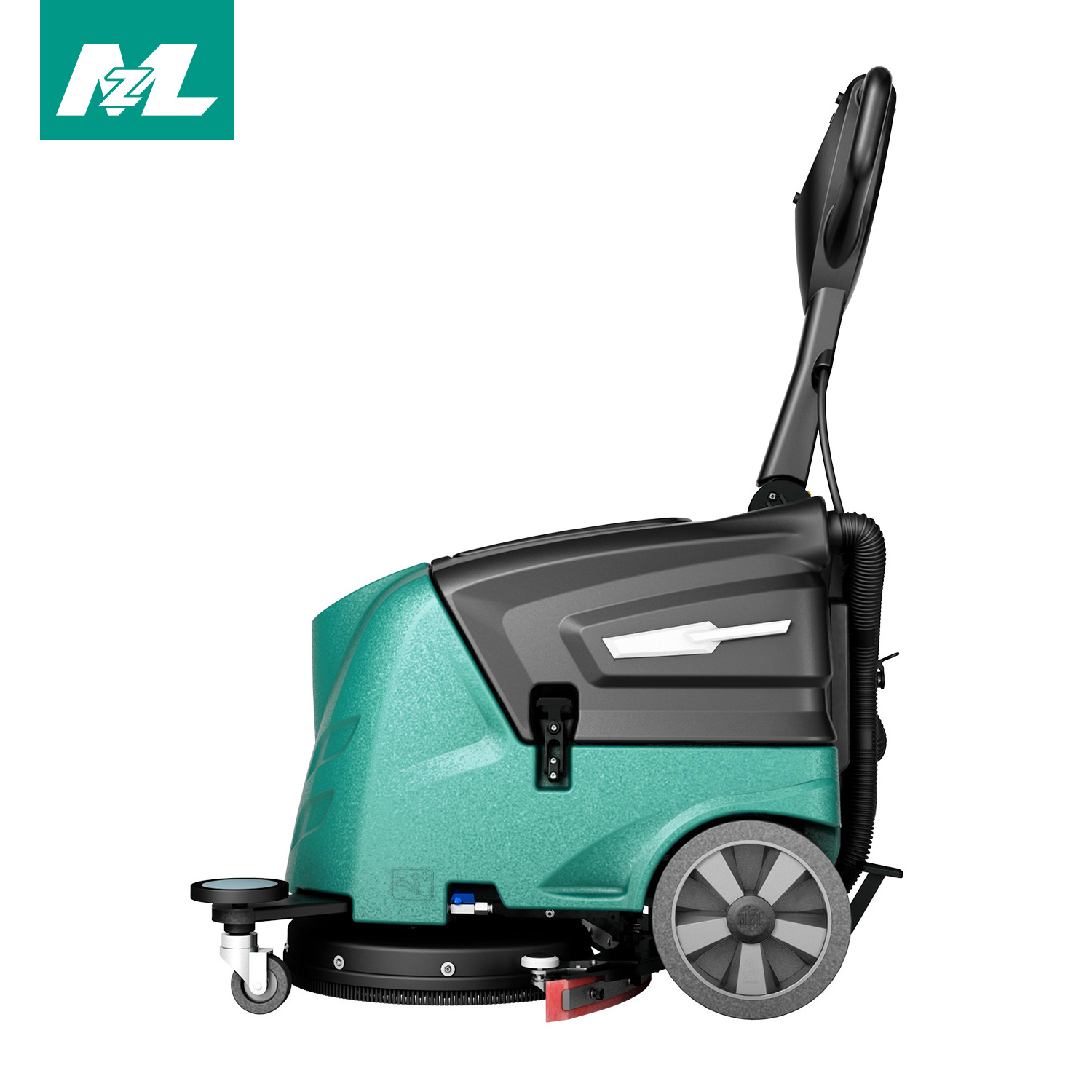 Commercial  Industrial Vacuum Scrubber Machine Walk Behind Marble Hand Floor Scrubbers