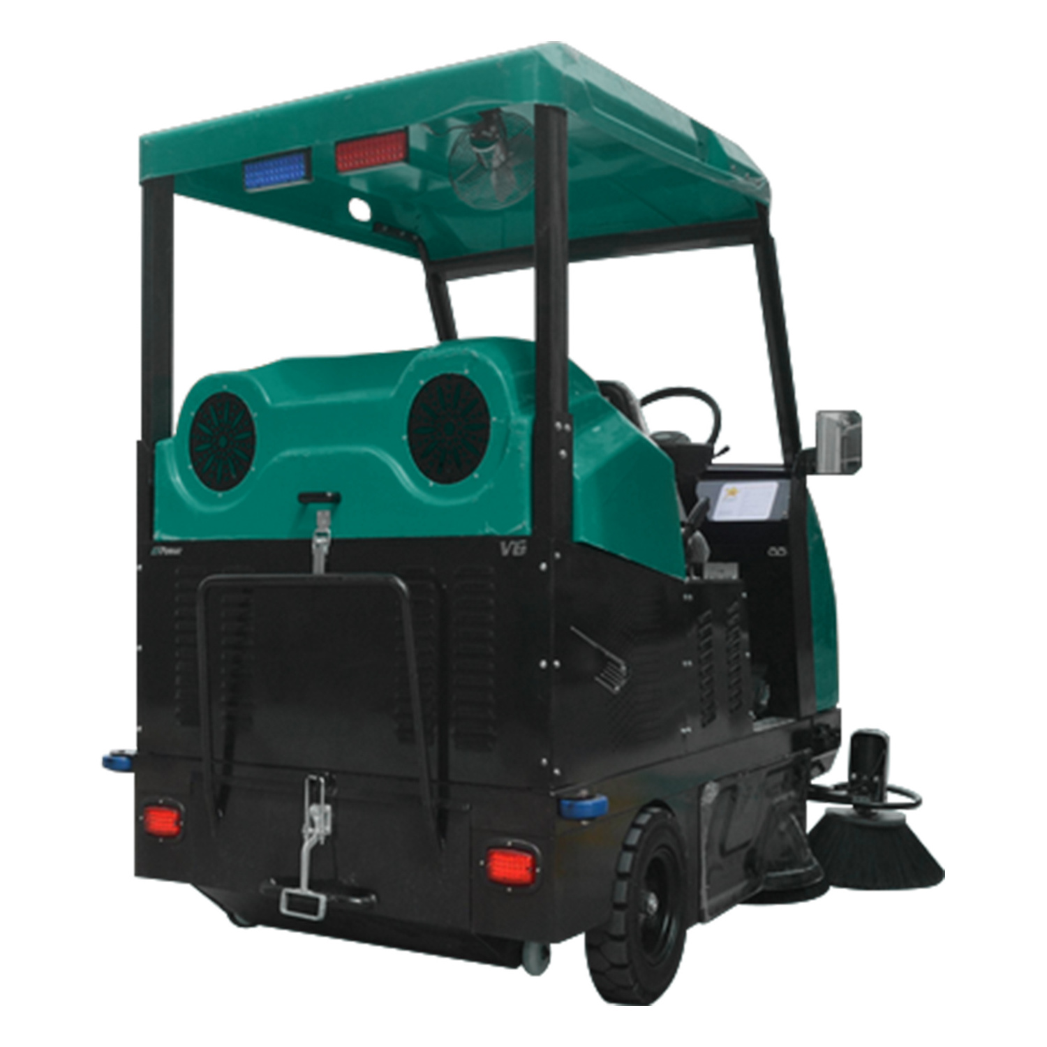 Industrial Commercial Ride on Floor Cleaning Machine Battery Operate Sweeper