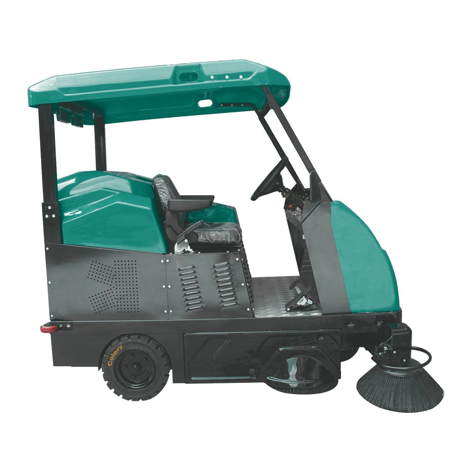 Industrial Commercial Ride on Floor Cleaning Machine Battery Operate Sweeper