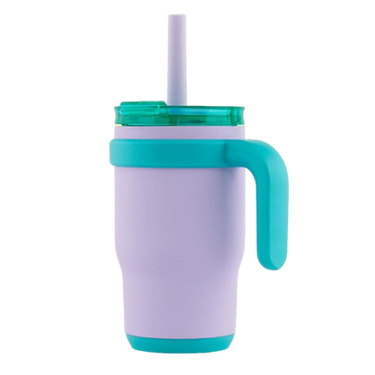 New Design Powder Coated Children Water Bottle Stainless Steel 14oz Tumbler with Handle