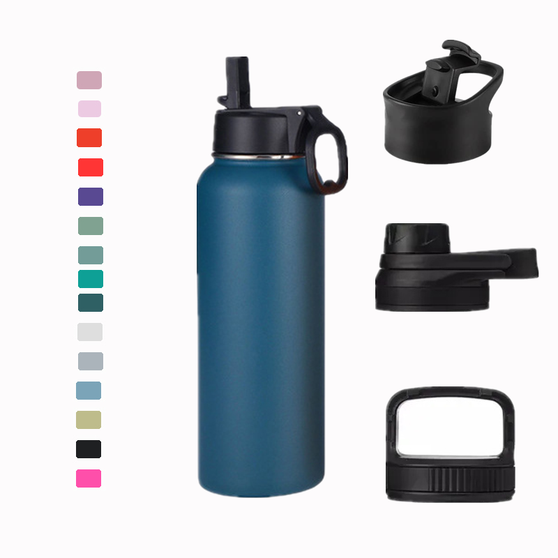 18oz 25oz 32oz 40oz 64oz double wall insulated vacuum flask thermos sport Wide mouth stainless steel water bottle