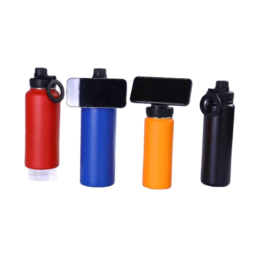 2024 New 18oz 25oz 32oz 40oz double wall insulated vacuum flask magsafe lid sport 18/8 stainless steel magsafe water bottle