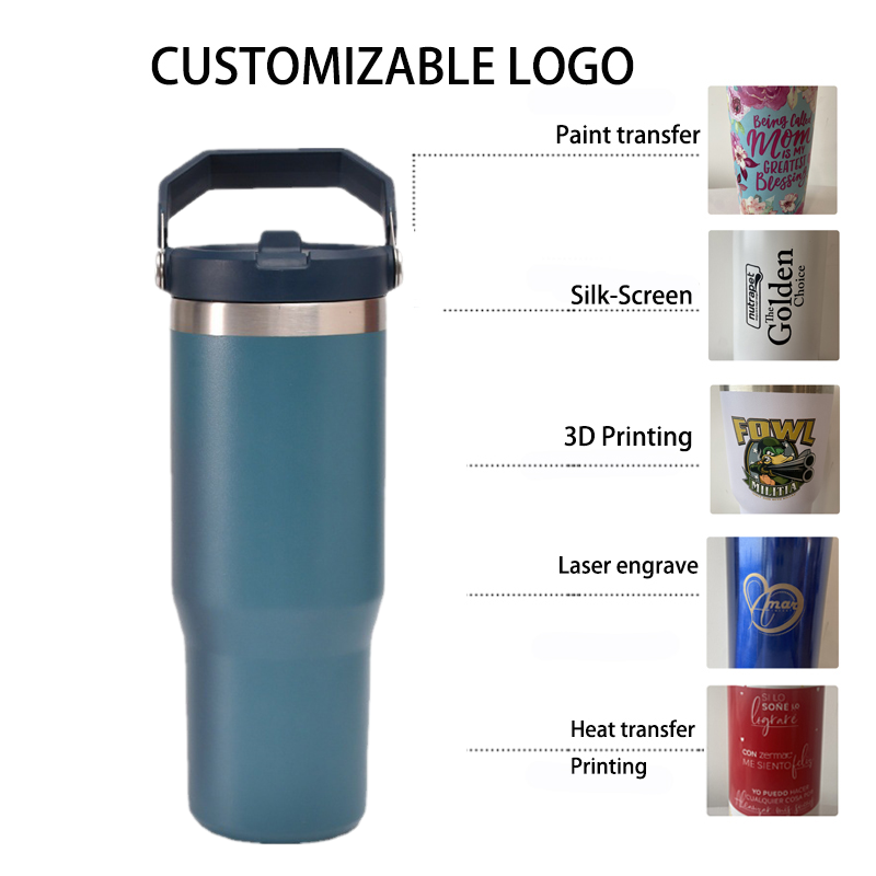 Reasonable price Stainless Steel Tumbler With Handle Lid Insulated Tumbler Double Wall Beer Mug