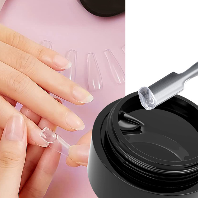 Mazy Nail Solid Nail Adhesive Gel UV Gel Clear Polish Glue for Press On Nail Tips