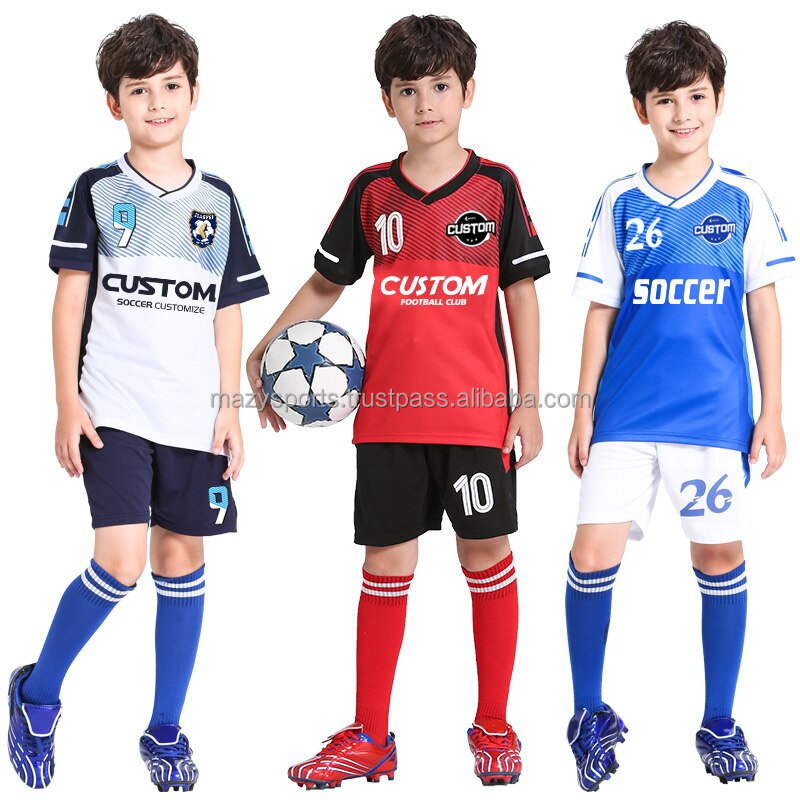 Custom Hot Sale Boys Football Jerseys Cheap Children s Soccer Jerseys Green And White Soccer Training Uniform Sets For Kids BestSuppliers