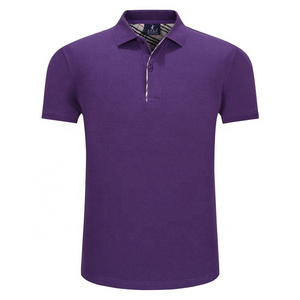 Wholesale New Design Men's Quick Dry Golf Organic Polyester Polo Shirts Fit streetwear short sleeve slim fit 100%cotton tees