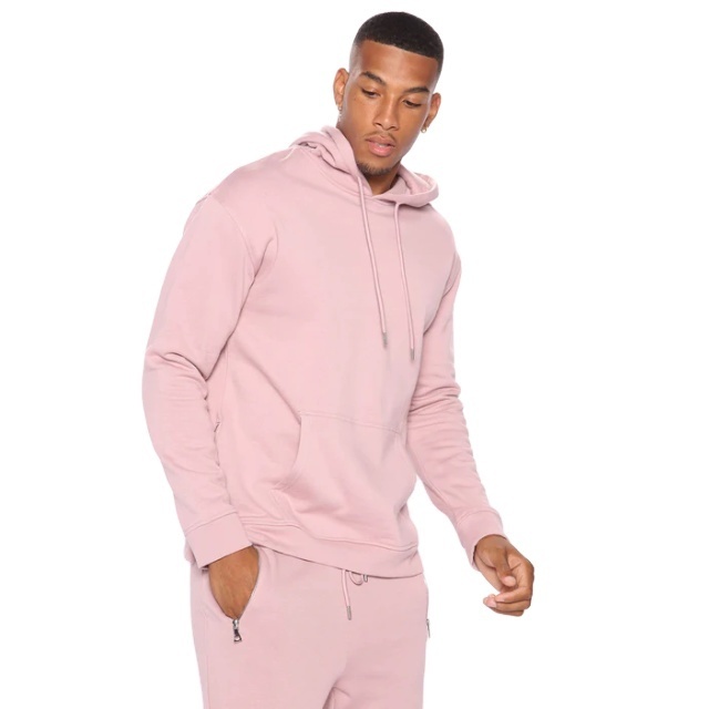 Sweat Suit Men's Factory Sale Private Label Blank Active Wear Joggers Solid Pink Cotton Terry Quick Dry Printed Tracksuit Sets