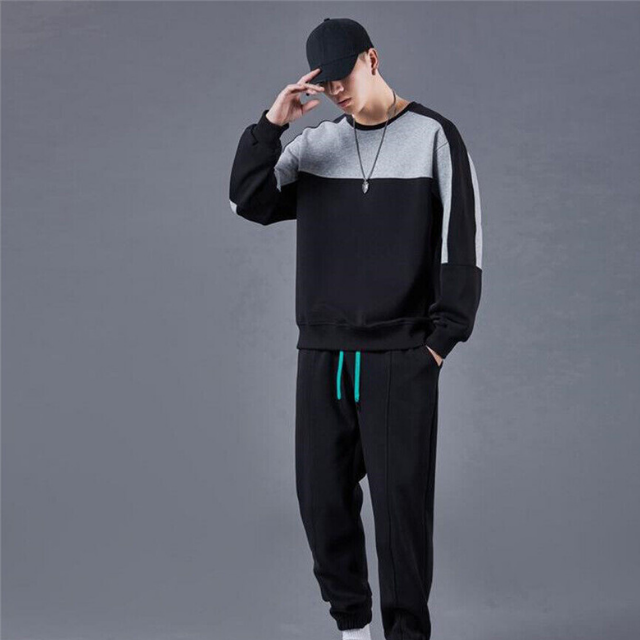 Top New Men's Half Zipper Jacket & Sweatpants OEM Training Wear Regular Fit Sweat Suits Private Label Streetwear Track Suits