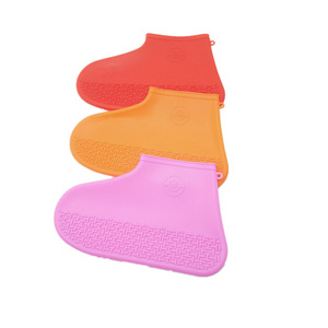 18  color case reusable safe non slip silicone shoe covers waterproof rubber rain snow boots