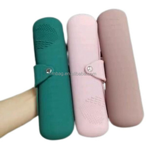 Silicone Cosmetic Make up Bag Cover Case for Size Toiletries Small blush  Eyebrow Pencil Holder