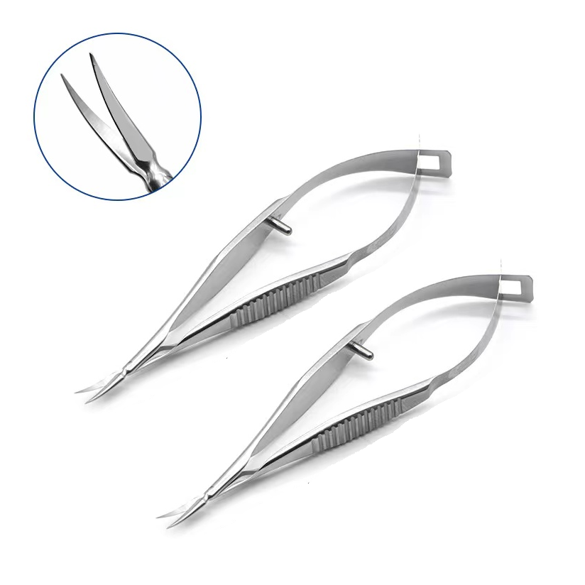 Nail Salon Professional Curved Nail Scissor Cuticle Nippers Manually Sharpened Tweezers