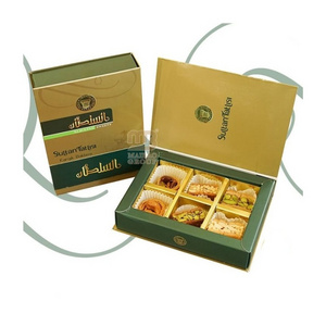 Custom printed diwali gift boxes for sweets luxury cardboard paper packaging food chocolate date nuts dry fruit platter box