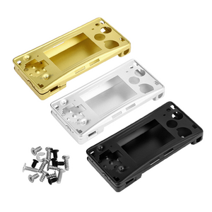 Limited Version 3 Colors Metal Housing Shell Case for Nintend Gameboy Micro GBM Front Back Cover Faceplate Battery Holder