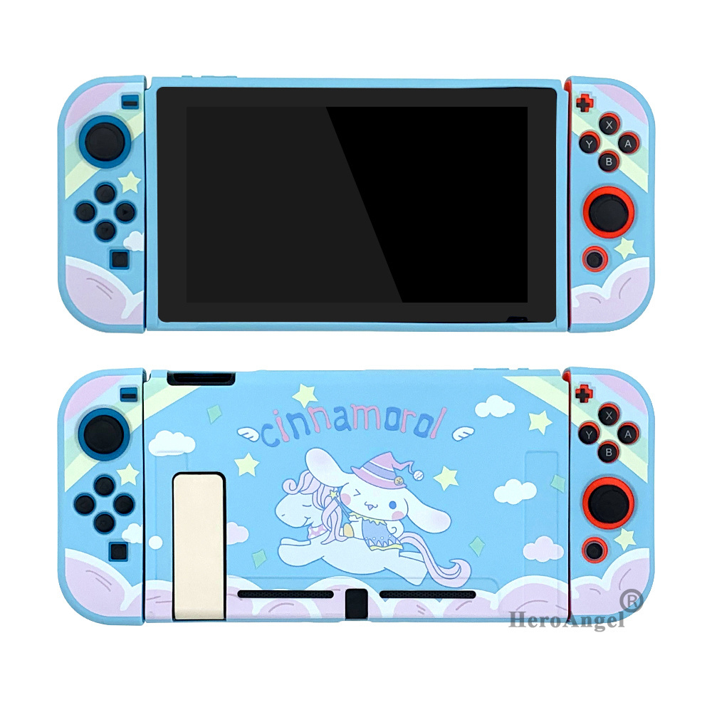 NEW Nintendoswitch Cute Case For Nitendo Nintend Switch Accessories Soft TPU Shell Cover for Nintendos Switch Skin Colorful