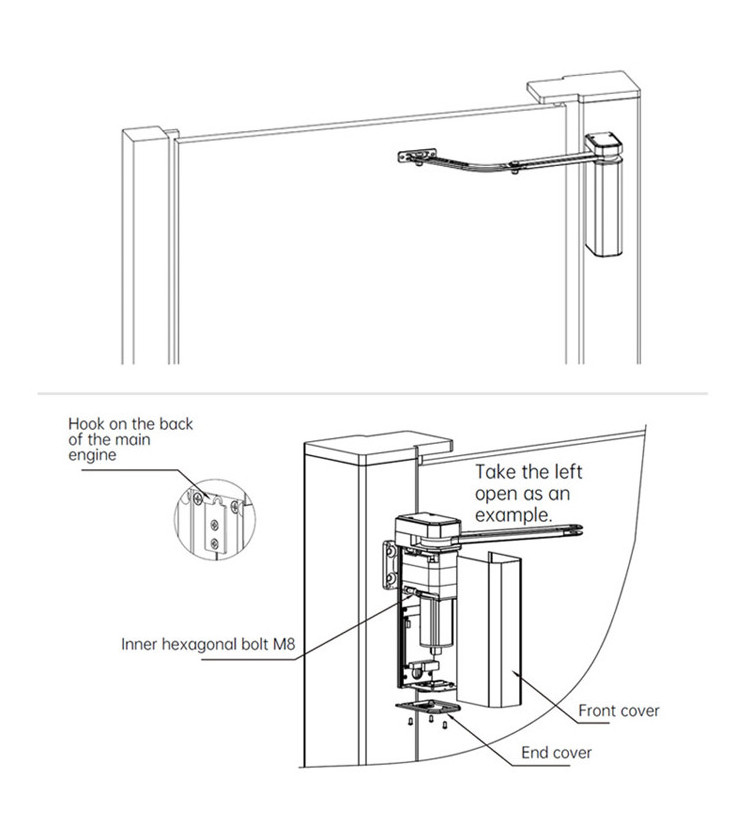 Hot Selling Automatic Door Opener Swing Rolling Gate Opener Automatic Sliding Door Operators