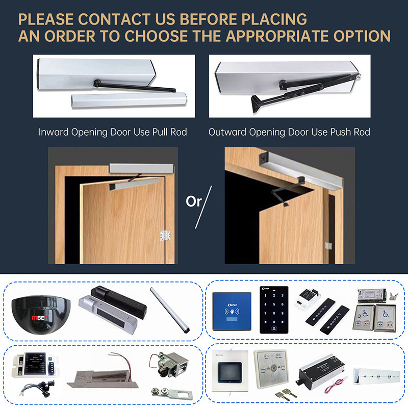 Factory Direct 100kg Sliding Door Operator Automatic Swing Door Opener With DC24V Motor