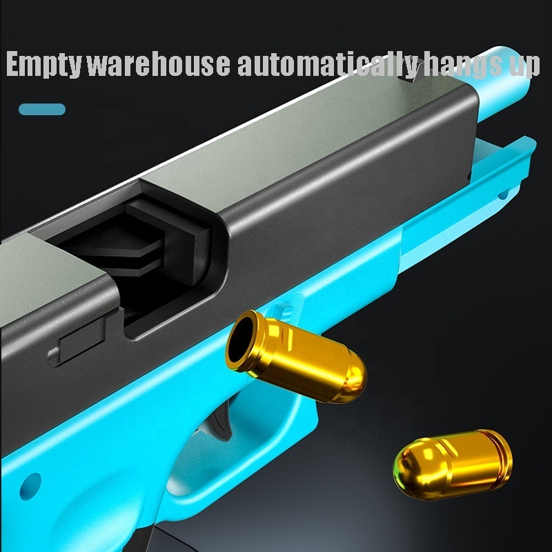 Glock empty warehouse hangs up shell throwing children's toy gun laser lower magazine non-firing model