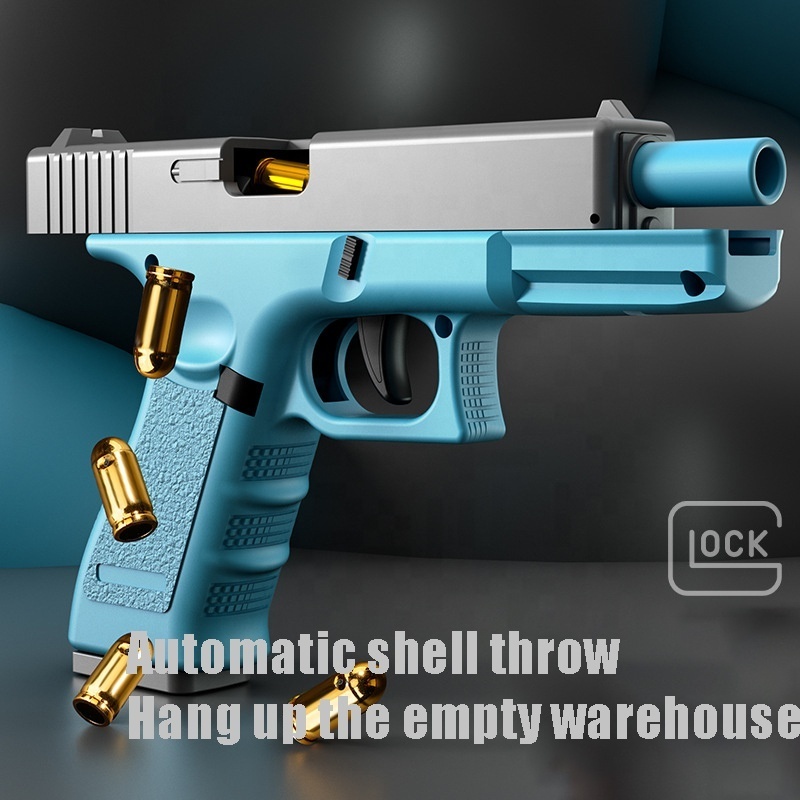 Glock empty warehouse hangs up shell throwing children's toy gun laser lower magazine non-firing model