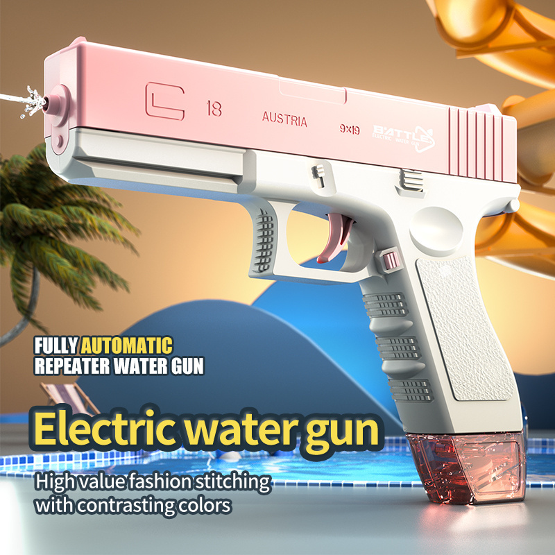 2023 New Unisex Children's Toy Summer Electric Water Gun Made of Plastic for Kids' Playtime