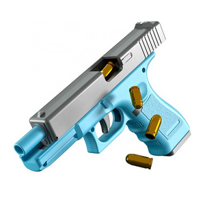 Glock empty warehouse hangs up shell throwing children's toy gun laser lower magazine non-firing model