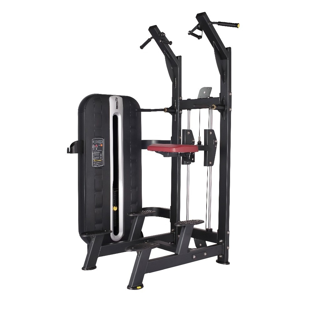 New style fitness machine assisted chin dip machine