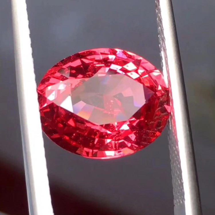 Christmas customized women jewelry gift precious loose gemstone with price 4.67ct Burma pink natural spinel