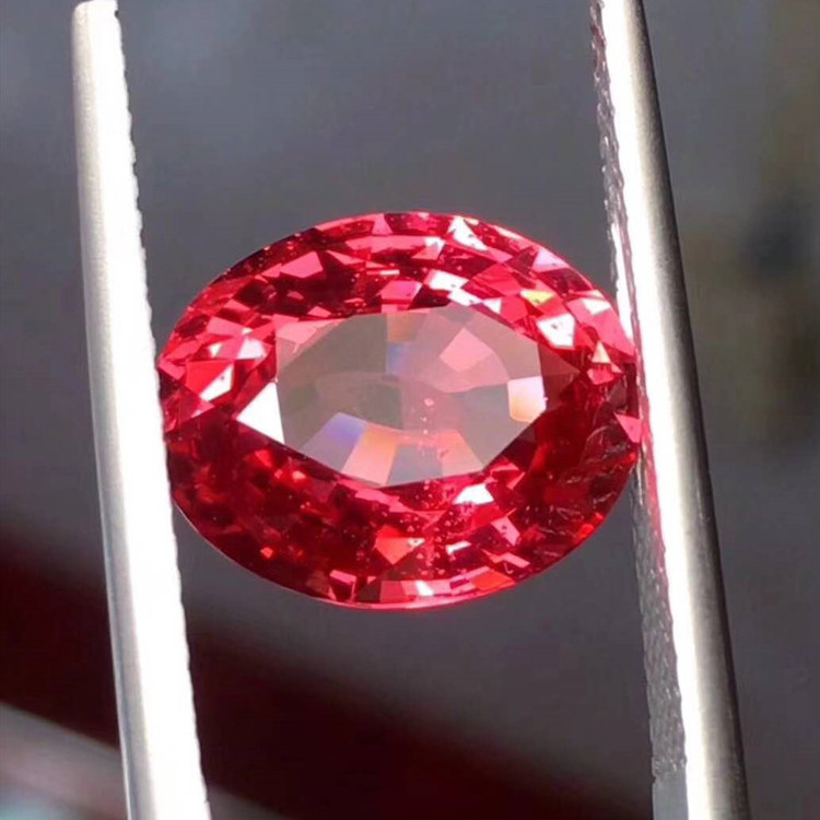 Christmas customized women jewelry gift precious loose gemstone with price 4.67ct Burma pink natural spinel