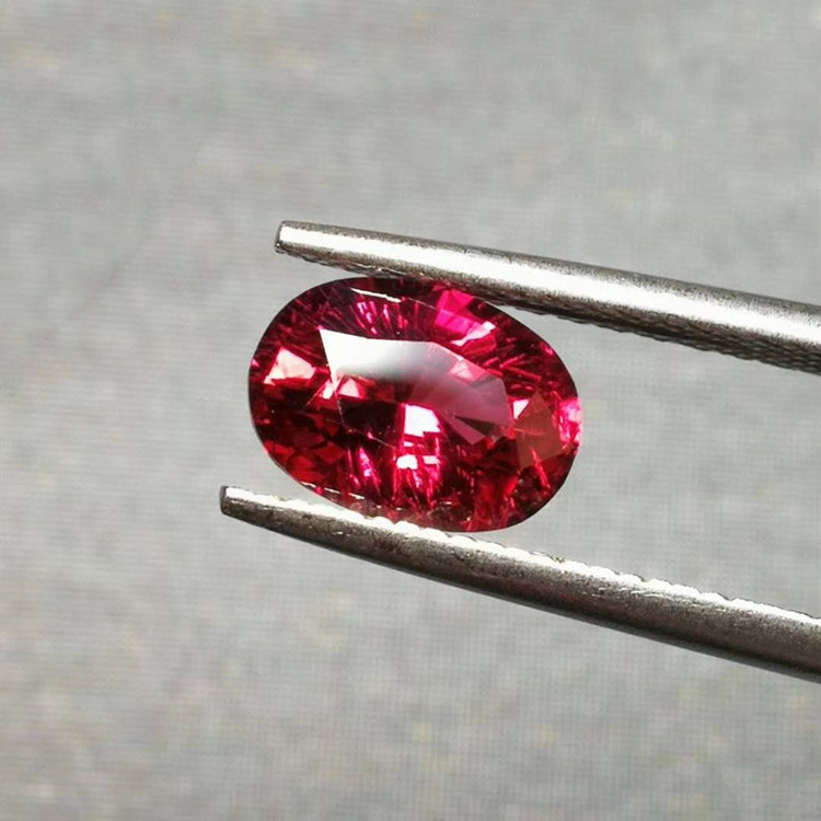 SGARIT high quality beautiful pinkish red loose gemstone for jewelry 2.06ct unheated natural ruby