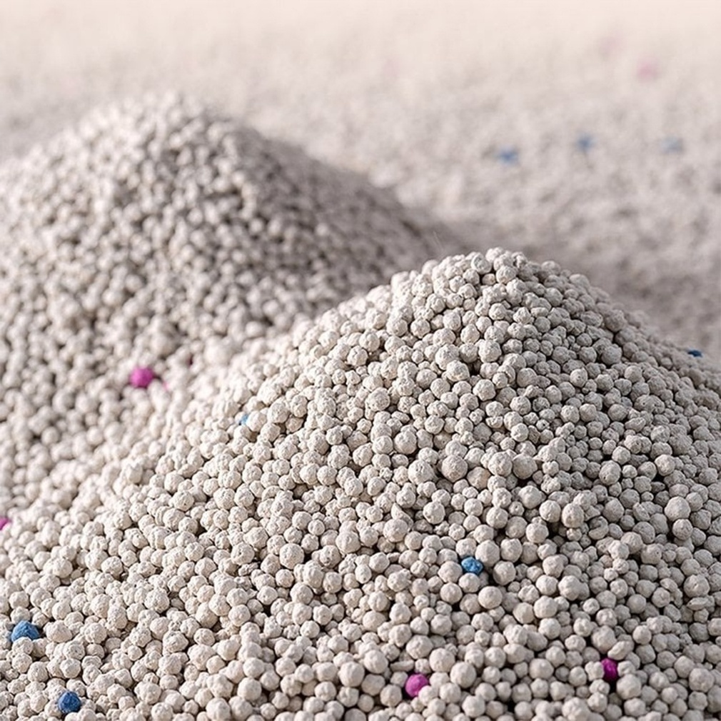 Popular Bentonite Cat Litter Suppliers Oem / Odm Lavender Dust-free Strong Clumping Ball Shaped Bentonite Cat Litter San