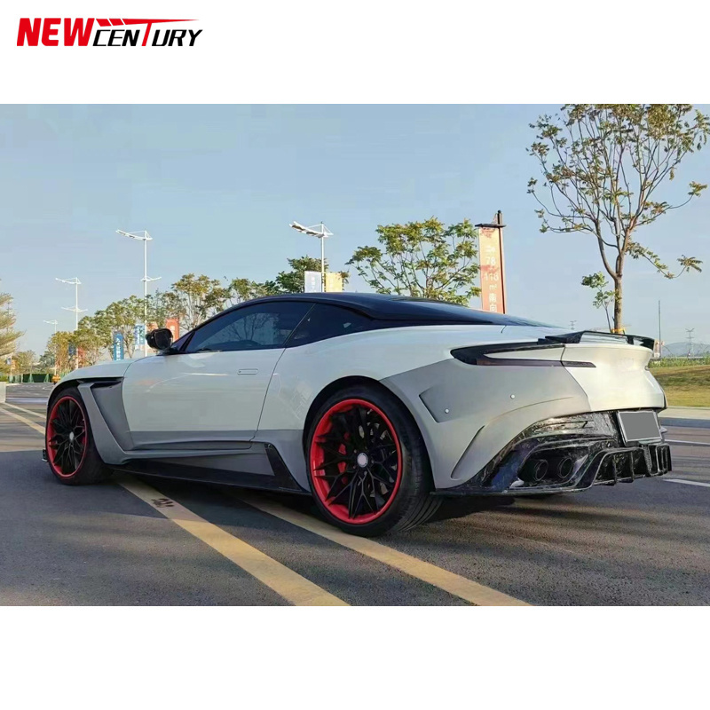 Carbon fiber body kit hood front and rear bumper skirt for Aston Martin DB11