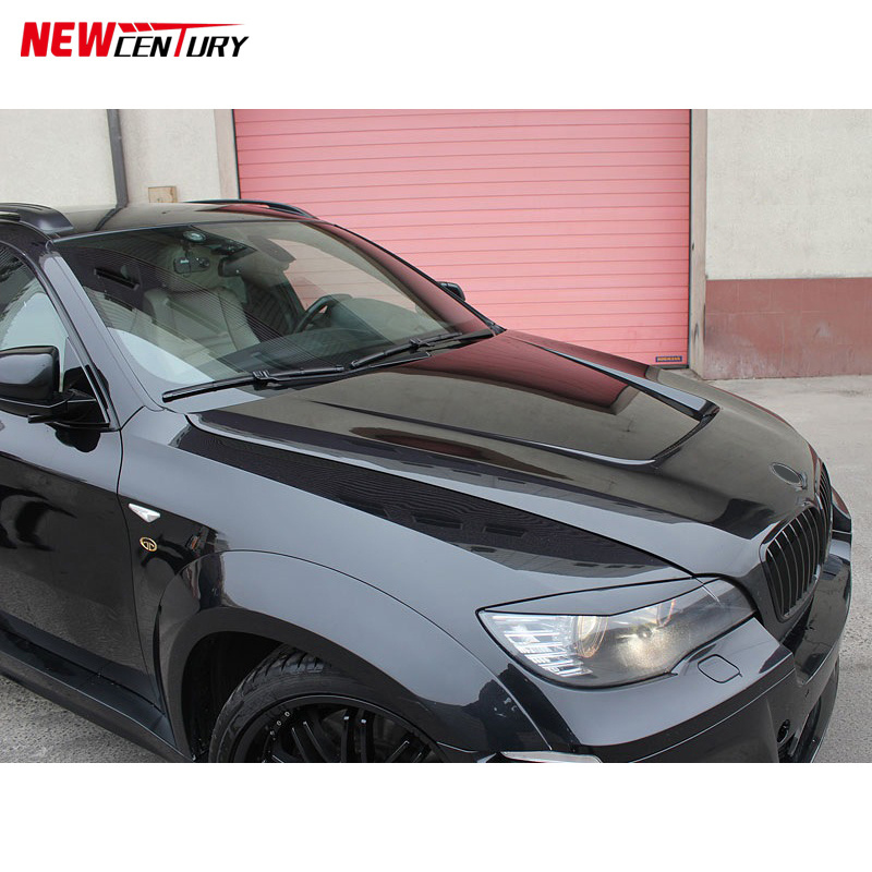 Suitable for 2008-2012 BMW X6 E71 E70 modified carbon fiber engine hood, car specific engine hood