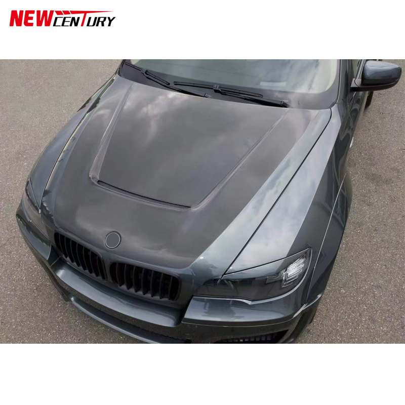 Suitable for 2008-2012 BMW X6 E71 E70 modified carbon fiber engine hood, car specific engine hood