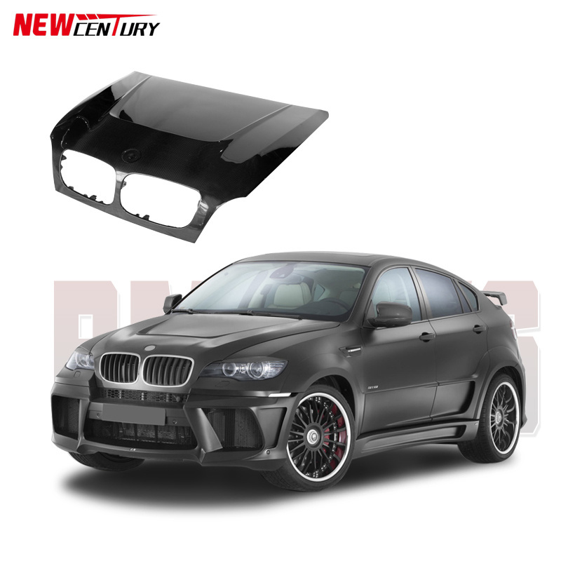 Suitable for 2008-2012 BMW X6 E71 E70 modified carbon fiber engine hood, car specific engine hood