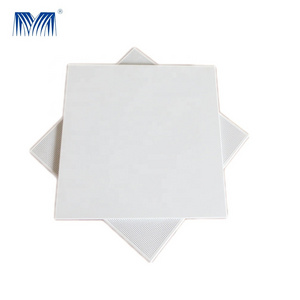 drop interior decoration access design tiles composite mineral wool for plaster acoustic false panel aluminum ceiling board