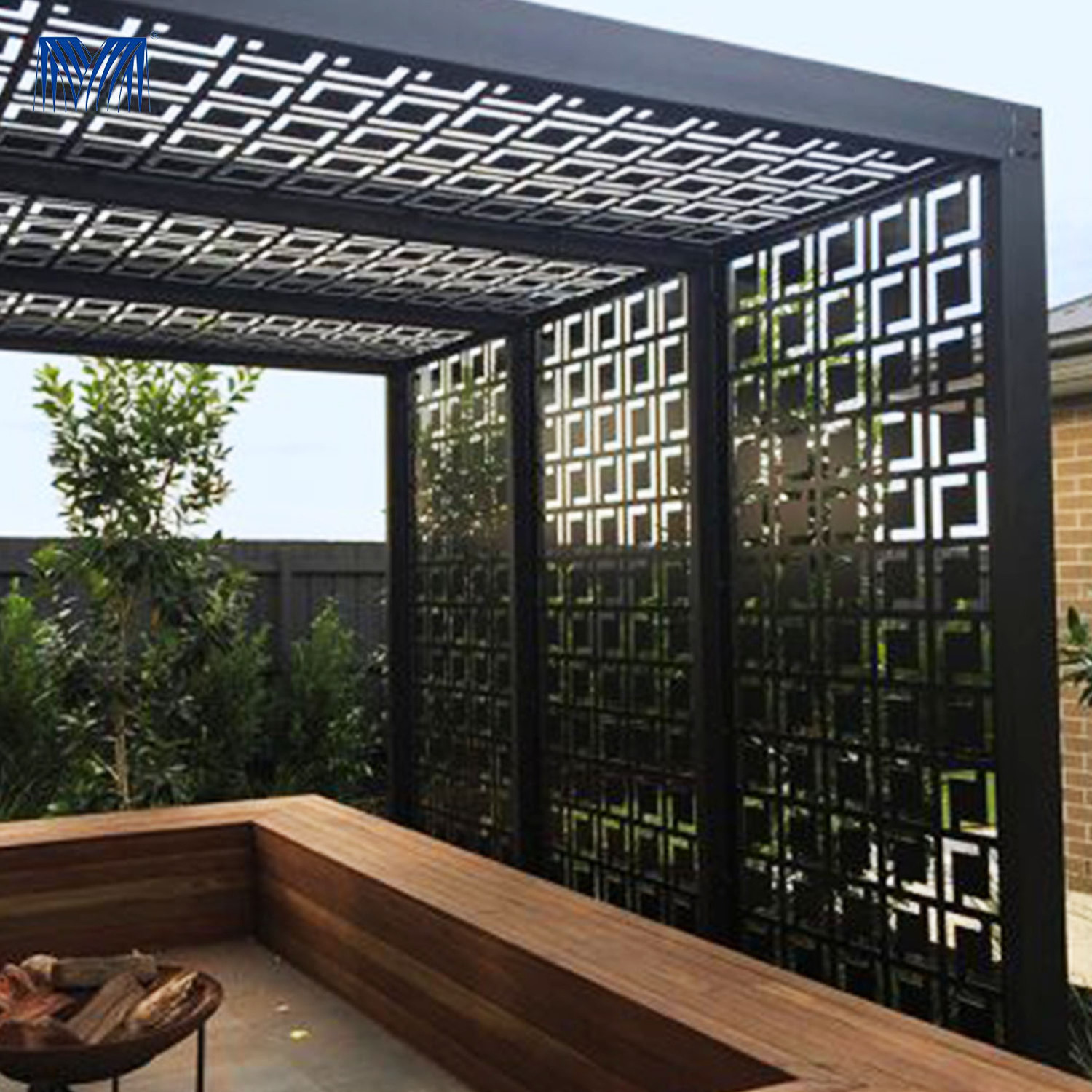 3x4 hard top with netting outdoor luxury metal roof high-tech swing bed electric roof 5x5 gazebo high quality aluminium pergola