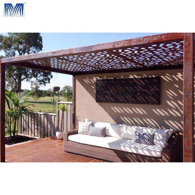 Retractable customer attached pergola 10x12 4x3 motorised outdoor modern aluminium louvre sliding roof spa plancher pour gazebo