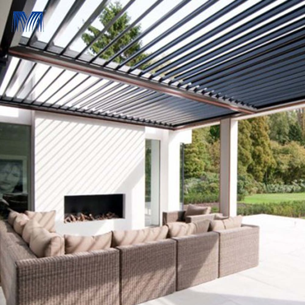 Garden hardtop attached pergola 10x12 4x3 modern aluminium louvre motorised outdoor used sale sliding roof spa floor for gazebo