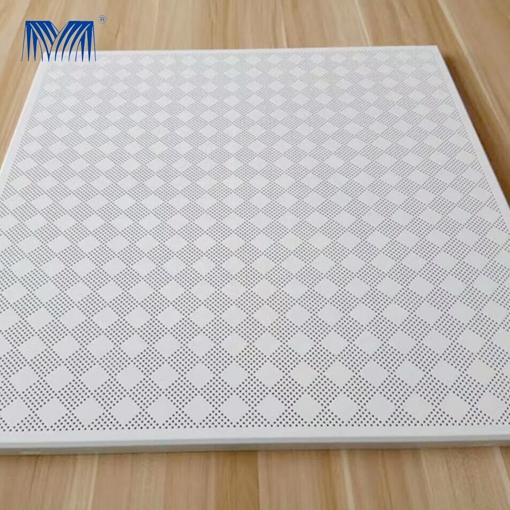 Wood office micro interior mdf wooden hdf curved ceiling fireproof aluminum perforated mdf acoustic panel price price