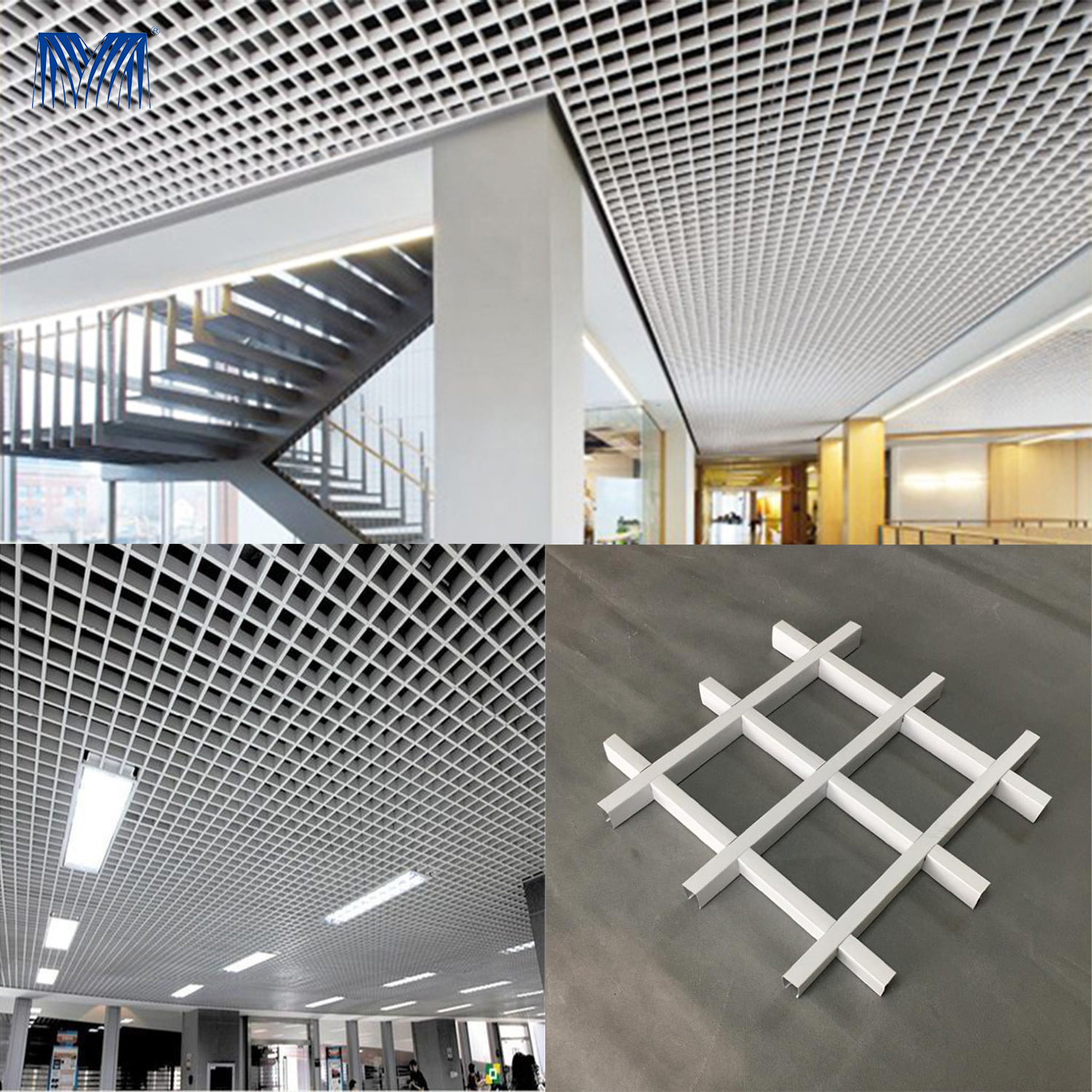 Black acoustic system decorative tee suspended aluminum gridwall metal grid clip panel tiles t bar ceil ceiling grid components