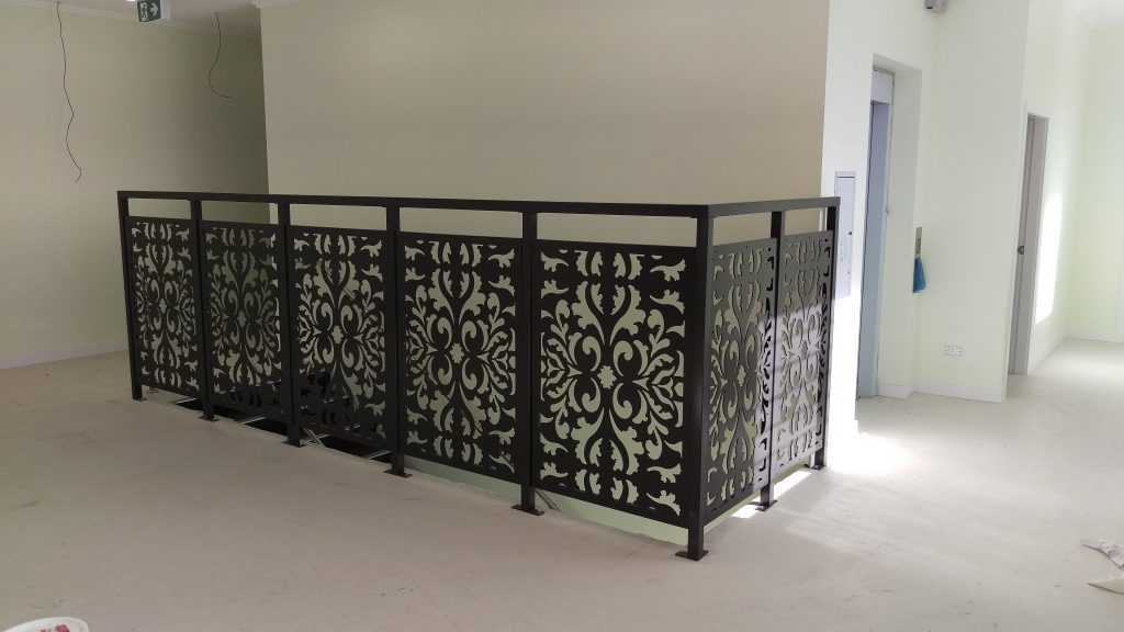 Balustrades and aluminum handrail metal baluster modern fence indoor ms parapet square pipe design cement balcony railing height