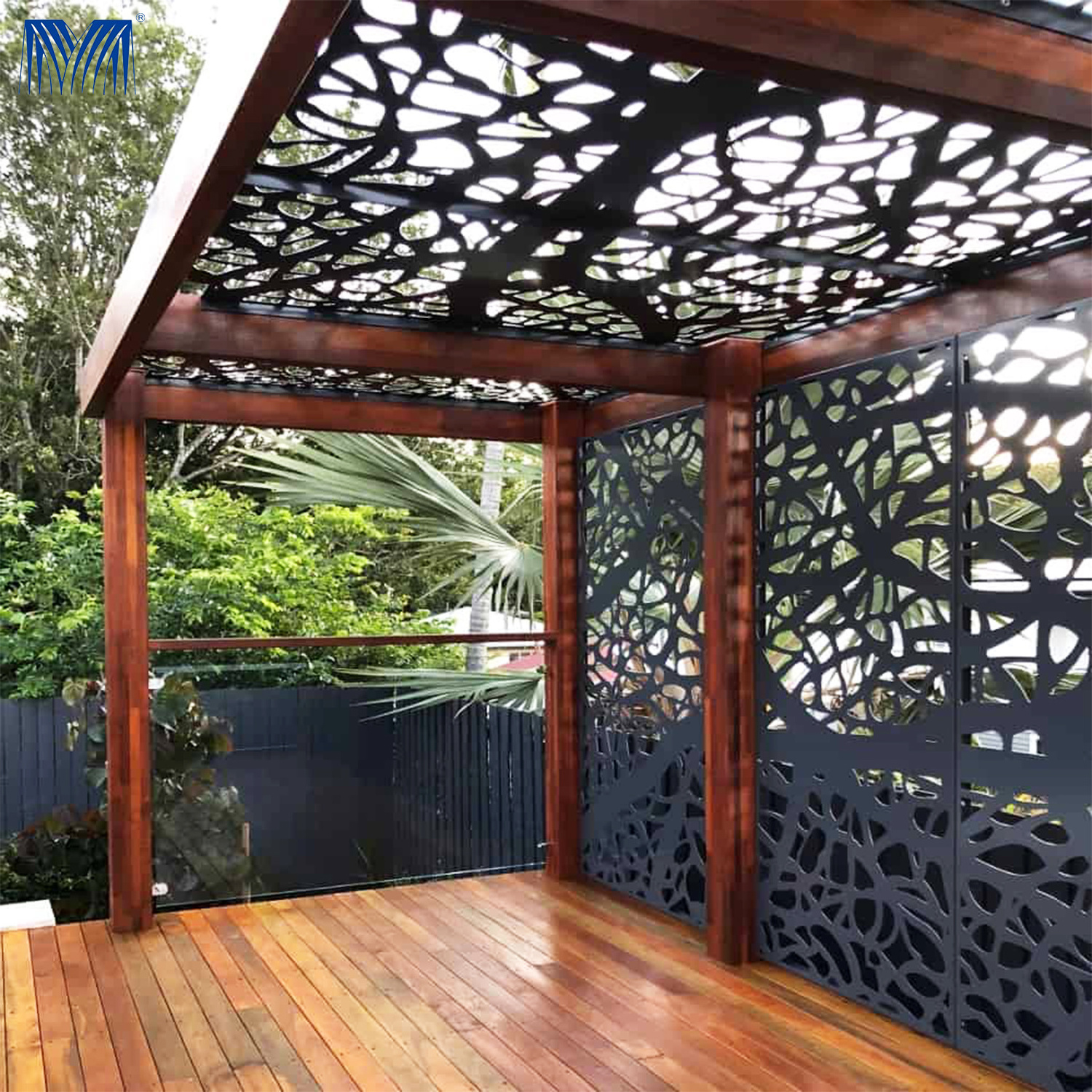 Store outdoor electric DIY parts Chinese style roof panels waterproof luxury garden gazebo outdoor aluminum pergola turkey