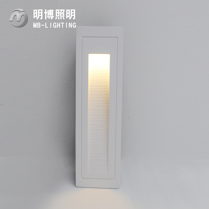 Fancy outdoor aluminum led step lights recessed CE ROHS 2W SMD  garden stair led wall light