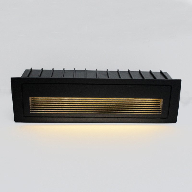 Fancy outdoor aluminum led step lights recessed CE ROHS 2W SMD  garden stair led wall light